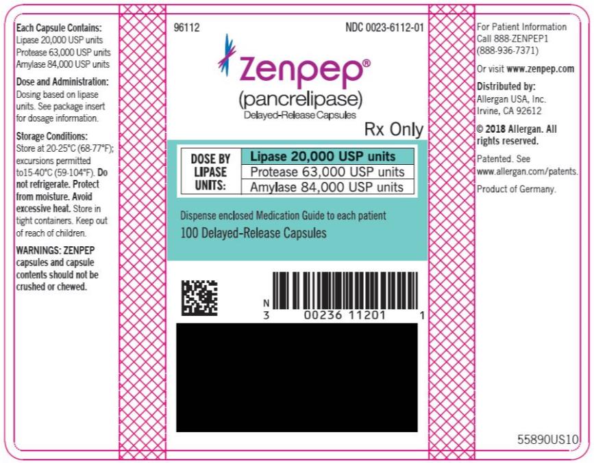 Zenpep - FDA prescribing information, side effects and uses