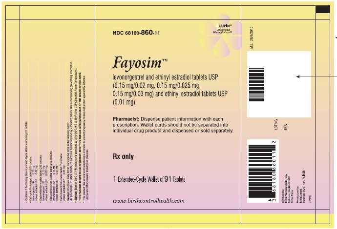 Levonorgestrel and Ethinyl Estradiol Tablets USP, 0.15 mg/0.02 mg, 0.15 mg/0.025 mg, 0.15 mg/0.03 mg and Ethinyl Estradiol Tablets 0.01 mg
							Pouch Label (NDC 68180-859-11)