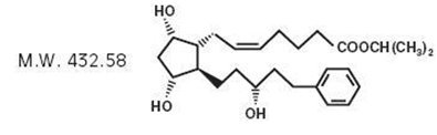 Latanoprost Chemical Structure