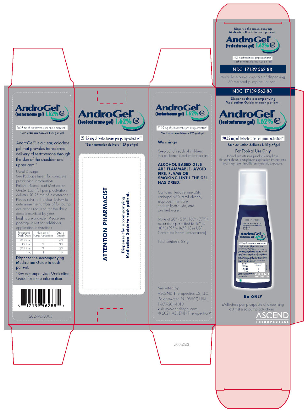 NDC 17139-562-88 Clear