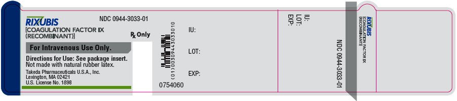 PRINCIPAL DISPLAY PANEL - 5 mL Vial Label - NDC 0944-3033-01