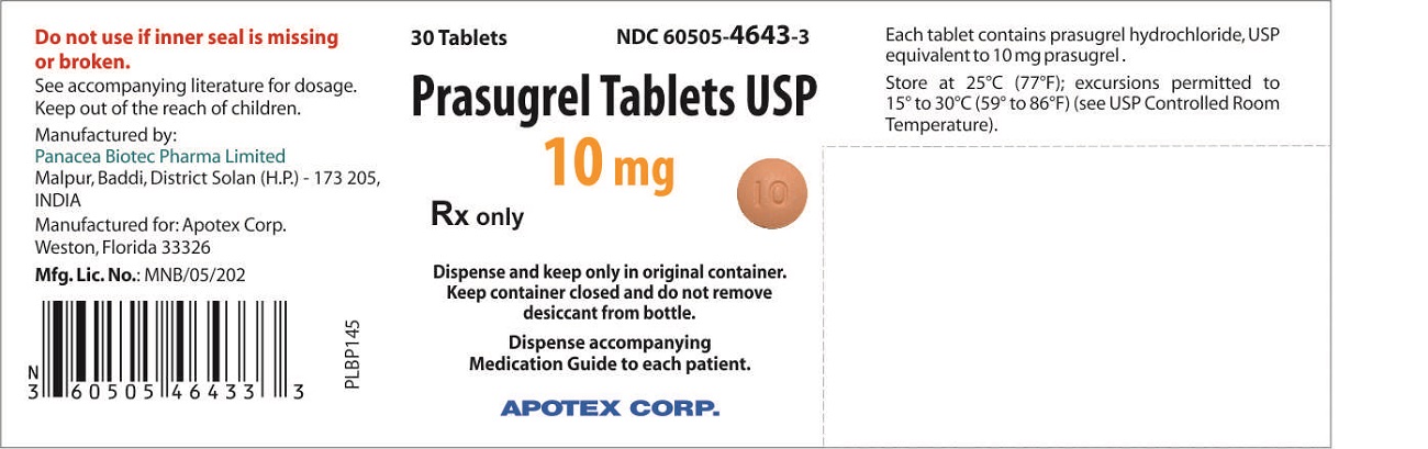 Prasugrel Tablets USP 10 mg