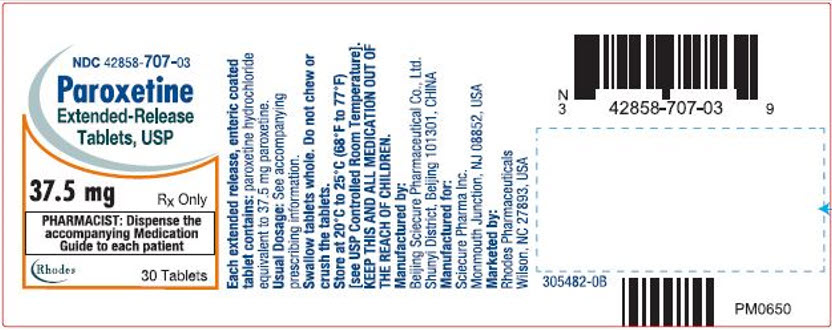 PRINCIPAL DISPLAY PANEL - 37.5 mg Tablet Bottle Label