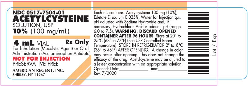 Acetylcysteine Oral Solution 112