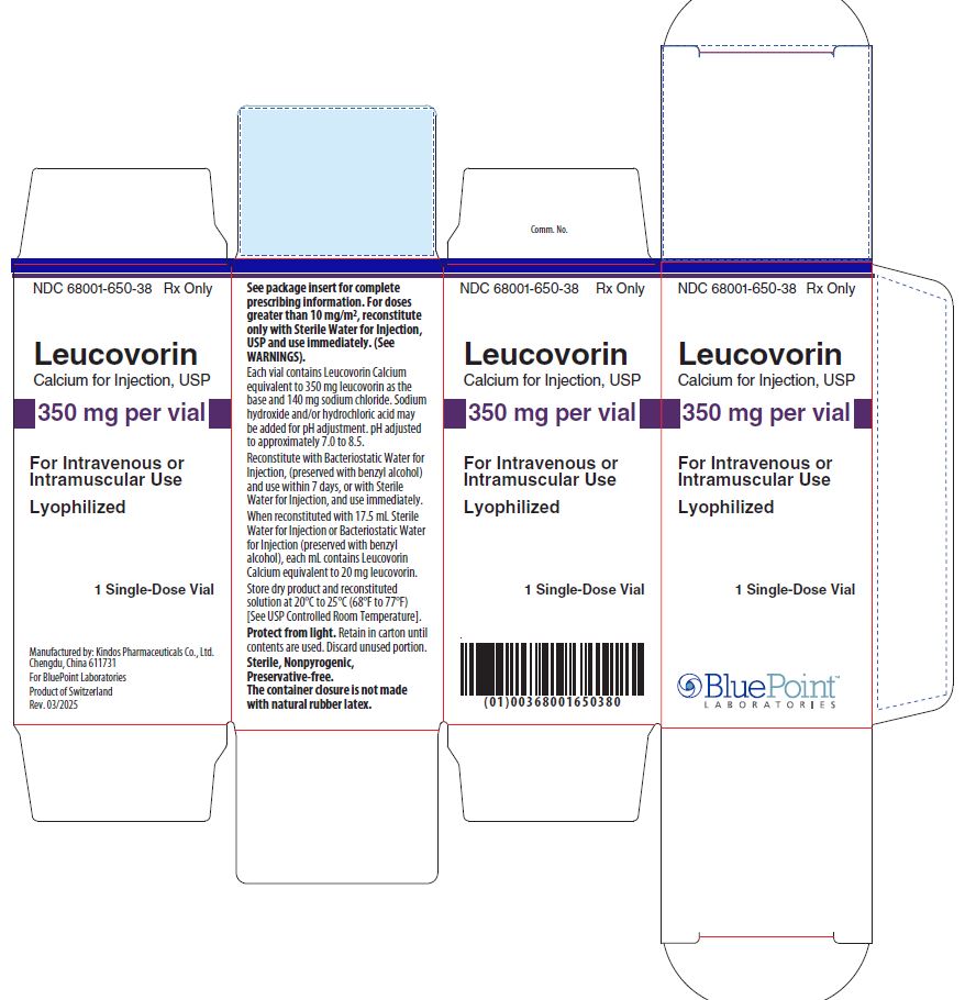 Carton - Leucovorin Calcium for Injection USP 350mg per vial