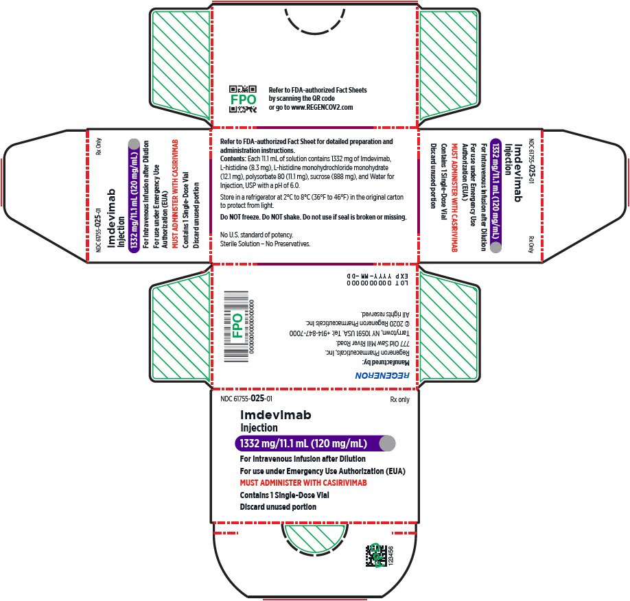 PRINCIPAL DISPLAY PANEL - 1332 mg/11.1 mL Vial Carton - Imdevimab