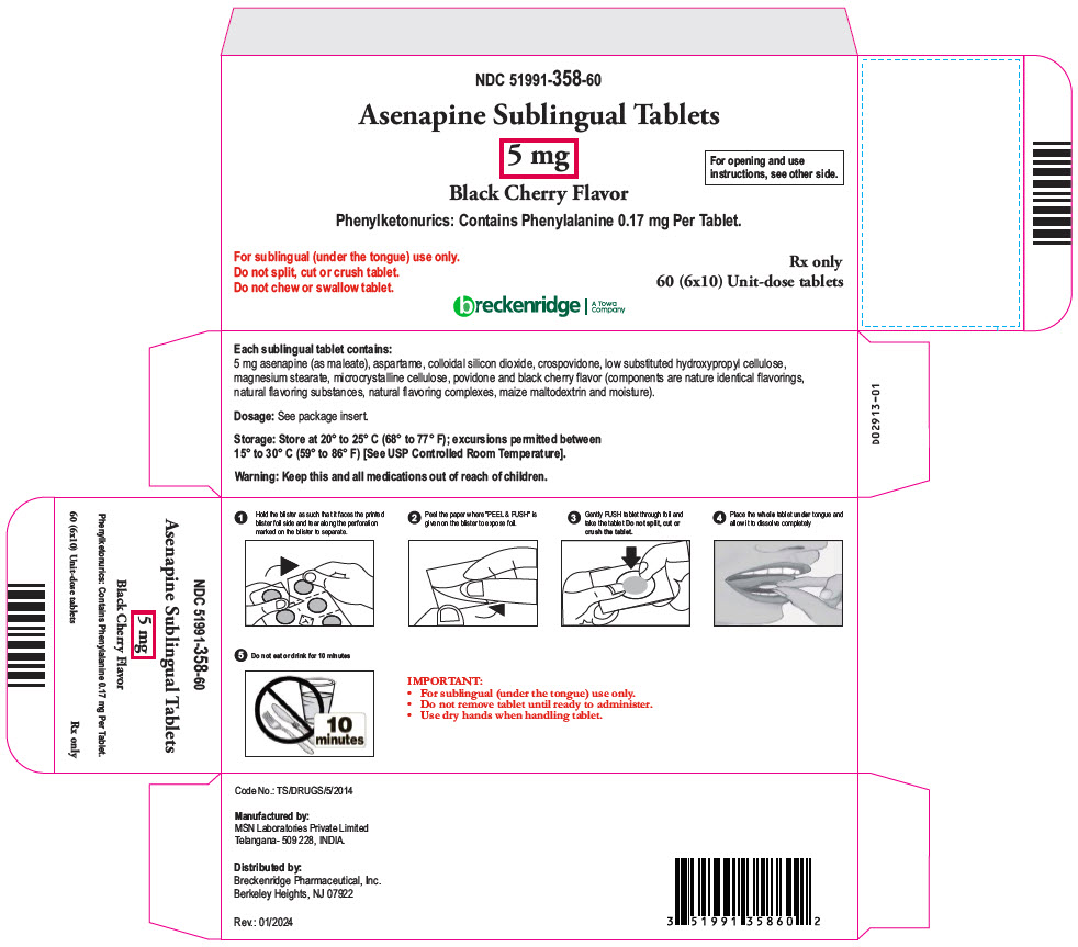 PRINCIPAL DISPLAY PANEL - 5 mg Tablet Blister Pack Box