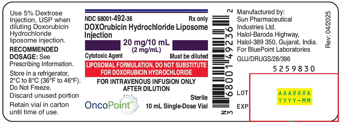DOXOrubicin HCl Injection 20mg Label 0425