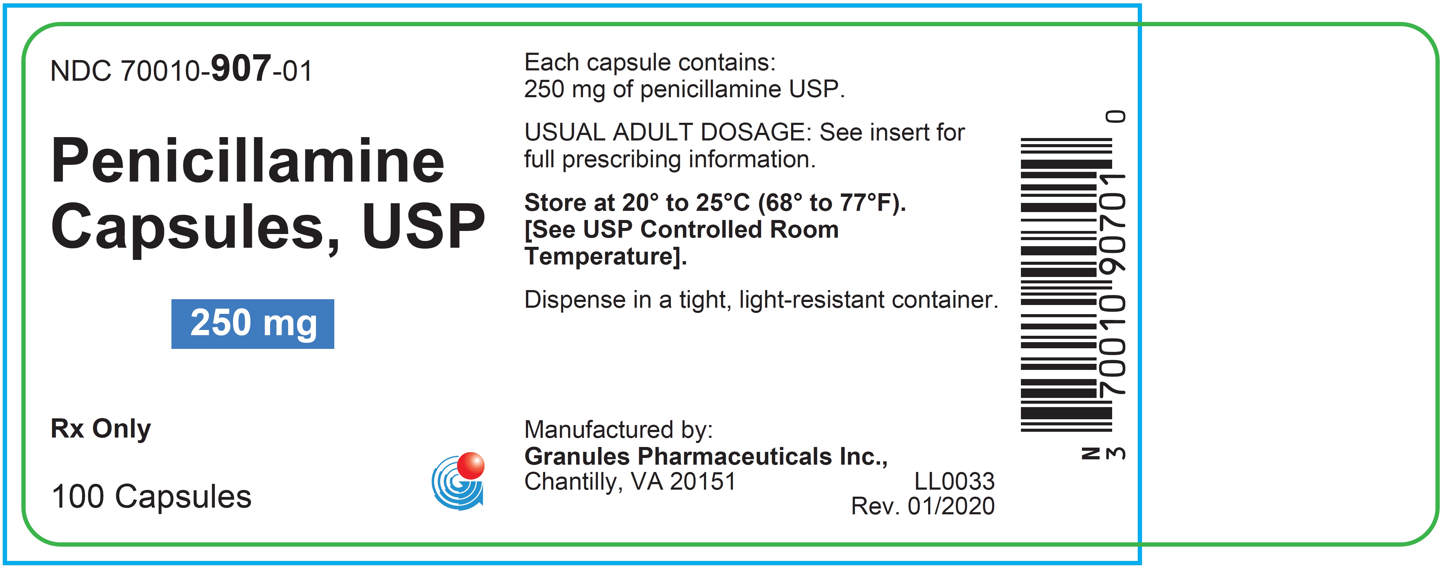 pencillamine-100s-label