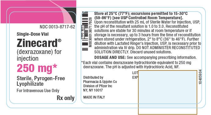 PRINCIPAL DISPLAY PANEL - 250 mg Single-Dose Vial Label