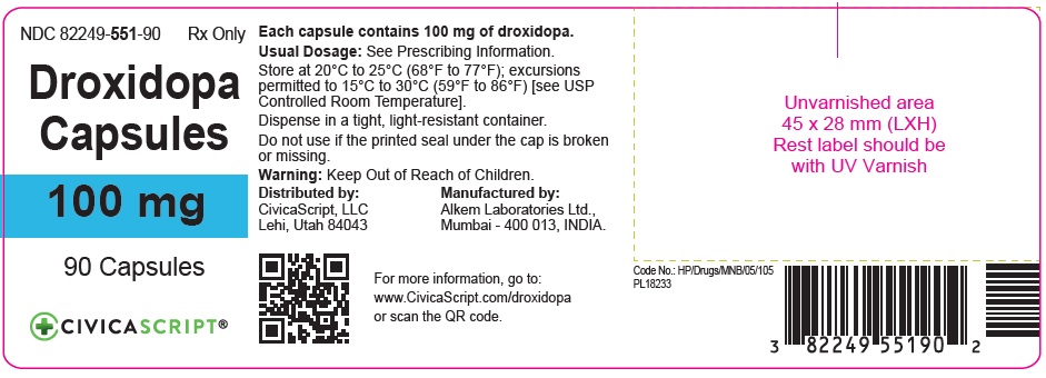 droxi-100 mg-90 cont