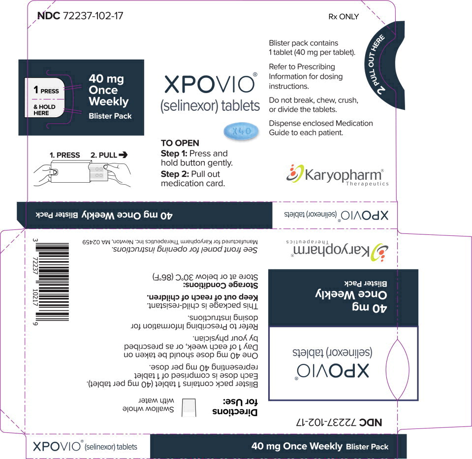 Principal Display Panel – 40 mg (Once Weekly) Blister Sleeve Label
