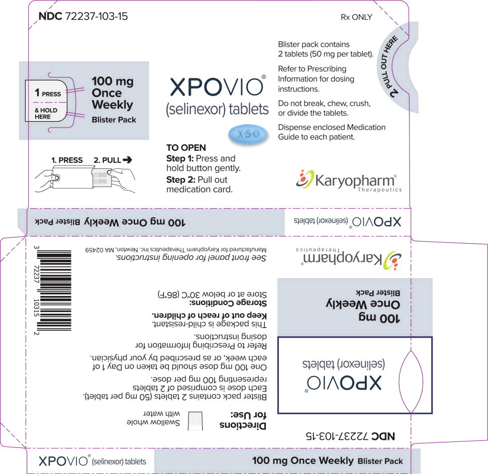 Principal Display Panel – 100 mg (Once Weekly) Blister Sleeve Label

