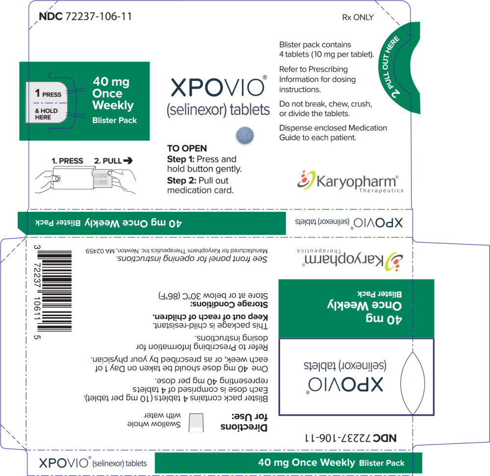 Principal Display Panel – 40 mg (Once Weekly) Blister Sleeve Label
