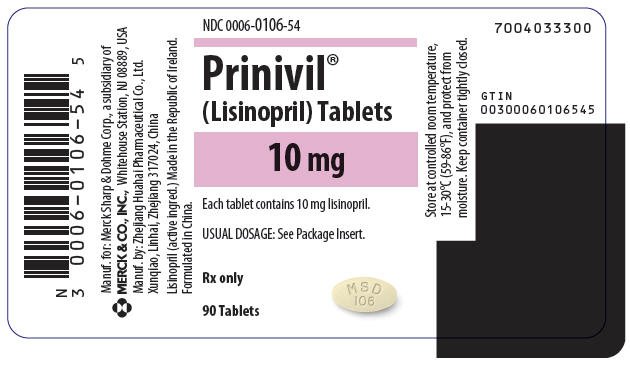 PRINCIPAL DISPLAY PANEL - 10 mg Tablet Bottle Label