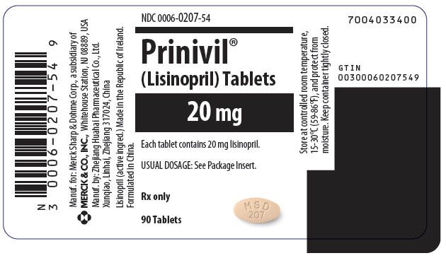 PRINCIPAL DISPLAY PANEL - 20 mg Tablet Bottle Label