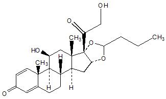 Budesonide Structural Formula