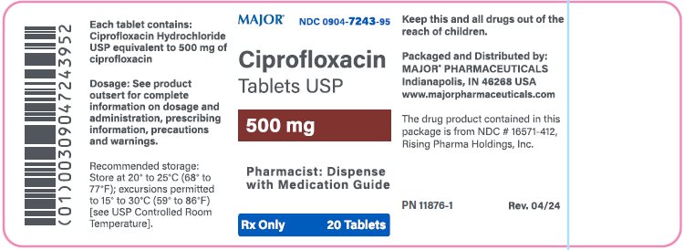 500mg bottle label