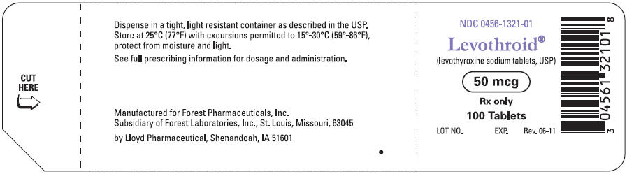 PRINCIPAL DISPLAY PANEL - 50 mcg Tablet Bottle Label