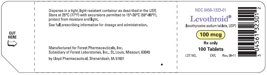 PRINCIPAL DISPLAY PANEL - 100 mcg Tablet Bottle Label