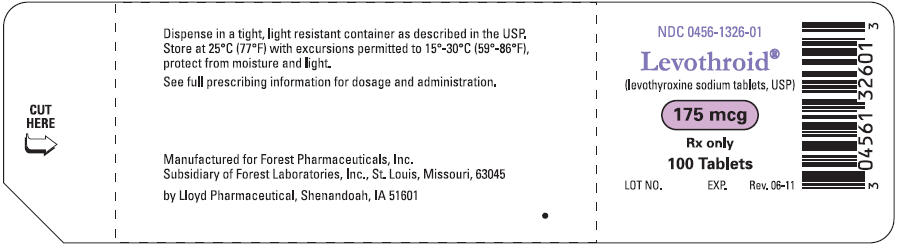 PRINCIPAL DISPLAY PANEL - 175 mcg Tablet Bottle Label