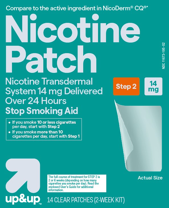 Up and Up Nicotine Patch 14 mg 14 ct