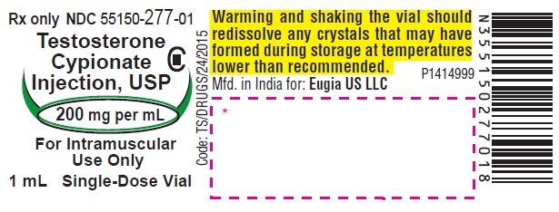PACKAGE LABEL-PRINCIPAL DISPLAY PANEL – 200 mg per mL – 1 mL Vial Label