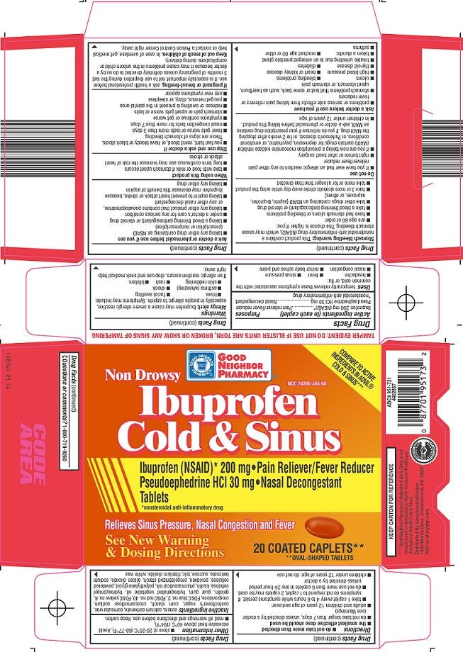 Ibuprofen Cold and Sinus Carton