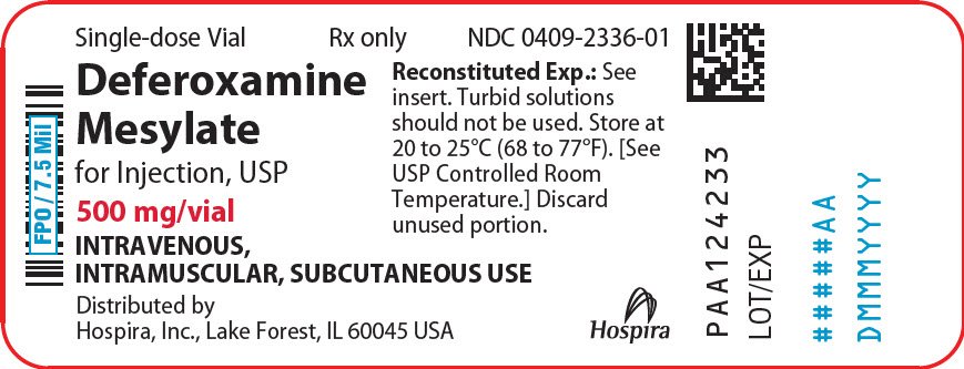 PRINCIPAL DISPLAY PANEL - 500 mg Vial Label