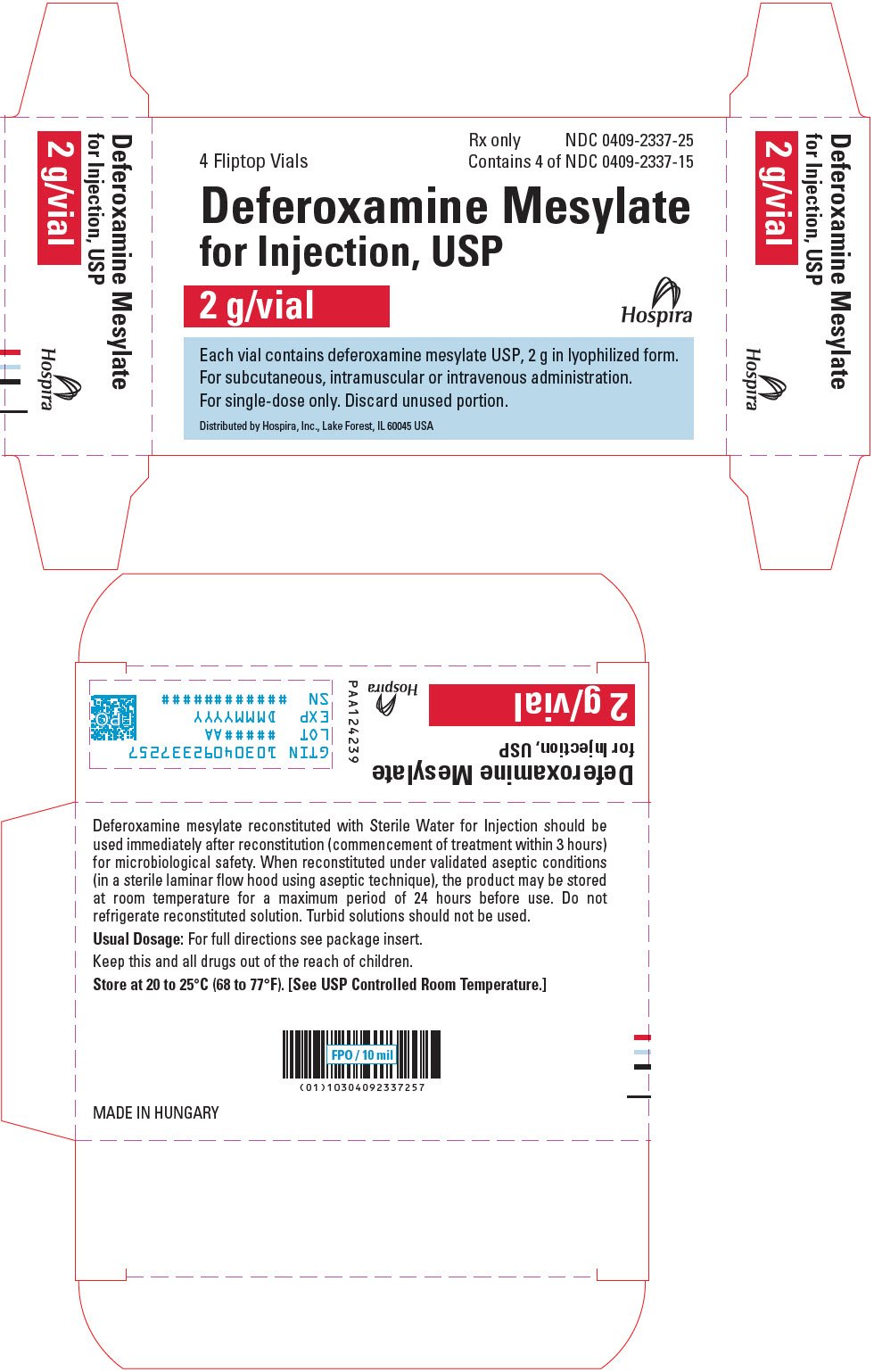 PRINCIPAL DISPLAY PANEL - 2 g Vial Carton