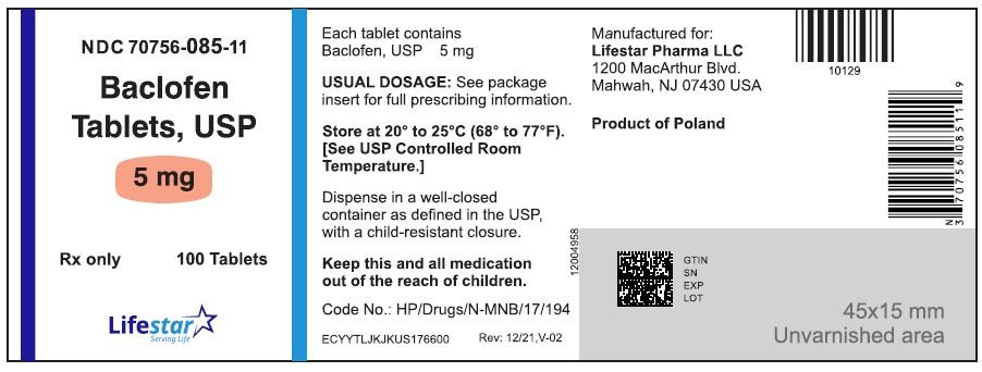 Baclofen - FDA prescribing information, side effects and uses
