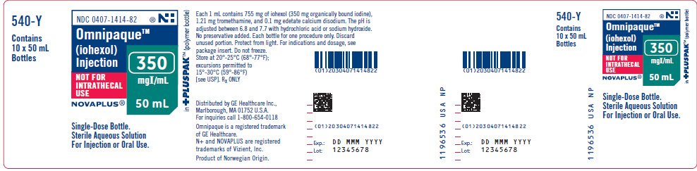 PRINCIPAL DISPLAY PANEL - 50 mL Bottle Box Label - 1414