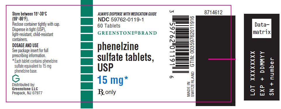 PRINCIPAL DISPLAY PANEL - 15 mg Tablet Bottle Label