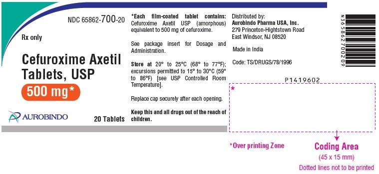 PACKAGE LABEL-PRINCIPAL DISPLAY PANEL -500 mg (20 Tablets Bottle)