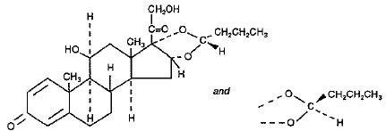 budesonide structural formula