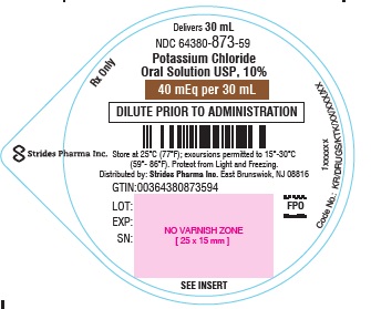 cup label 40meq per 30ml