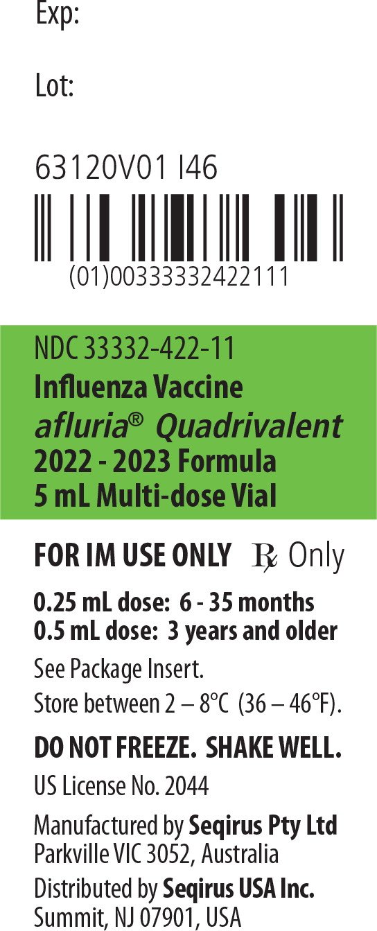Afluria Quadrivalent FDA prescribing information, side effects and uses