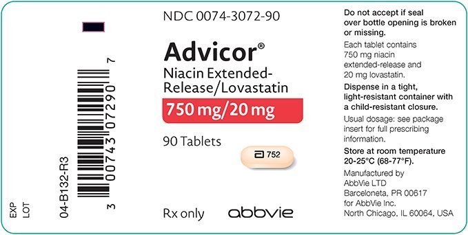 advicor 750mg-20mg-90ct