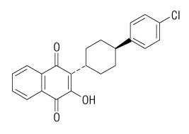 atovaquone molecular structure