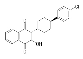 atovaquone molecular structure