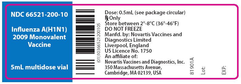 immediate container label, multidose vial