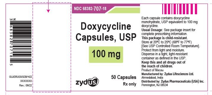 Doxycycline Capsules 100 mg