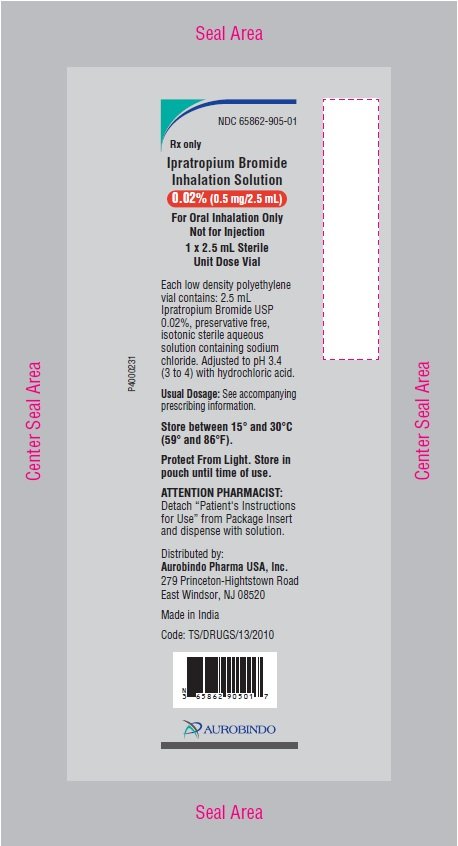 PACKAGE LABEL-PRINCIPAL DISPLAY PANEL - 0.02% (0.5 mg/2.5 mL) - Pouch Label (1 Vial)