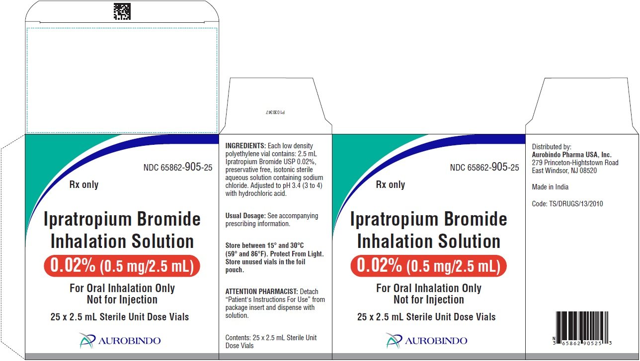 PACKAGE LABEL.PRINCIPAL DISPLAY PANEL - 0.02% (0.5 mg/2.5 mL) - Container-Carton (25 Vials)