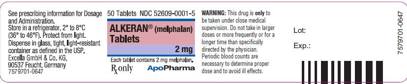 ALKERAN Tablets ApoPharma label