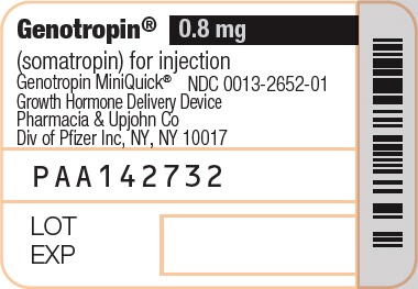 Principal Display Panel - 0.8 mg Cartridge Label