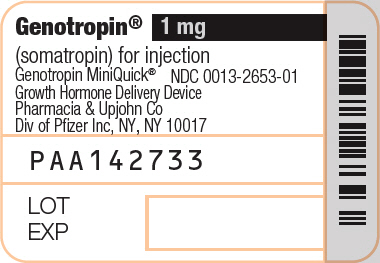 Principal Display Panel - 1 mg Cartridge Label